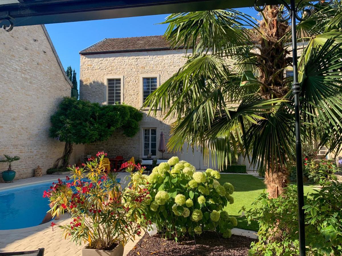 "Le Jardin" Chambre De Charme, Piscine A Meursault Exterior photo